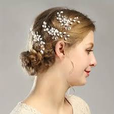 pearl bridal hair accessories sold