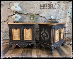 Easy Way To Update Old Furniture With Decoupage And Chalk Paint Dixie Belle Annie Sloan Graphite Barnwood In 2020 Painted Furniture Furniture Refinishing Furniture