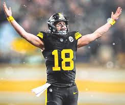 Will Howard in a Steelers jersey: