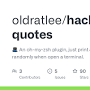 hacker warning quotes from github.com