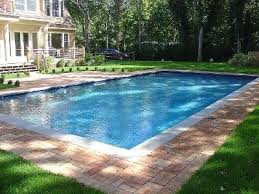 20x40 Gunite Pool With Danish Brick Patio Simple Pool Swimming Pools Backyard Pool Patio