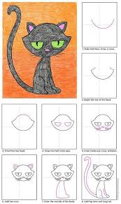 Dilek Papaker Adli Kullanicinin Art Panosundaki Pin Black Cat Sanat Cizimler Cocuklar Icin Sanat