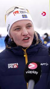 Oklar distans det här, kul att det räckte till pallen" 🤩 Moa Ilar efter  tredjeplatsen i 5 km heat masstart 🥉