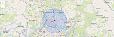 Calculation of 5km distance radius. Wo Darf Ich Hin So Siehst Du Deinen 15 Km Radius Wmn