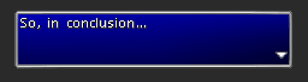 An accurate, yet highly customizable, undertale text box generator. Ff7 Text Box Generator Final Fantasy Script Collection Final Fantasy Vii Font