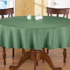 However, for a formal celebration, you need to choose a 70 inch round tablecloth with an additional length of 15 inches drop from the edge of the table to the bottom of linens. Basic 70 Inch Round Tablecloth Collections Etc