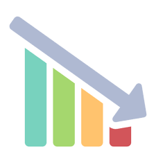 Free Arrow Chart Png Svg Icon Social Media Icons Free Finance Icons Online Icon