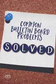 We did not find results for: Common Bulletin Board Problems Solved