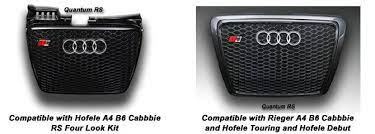 Rs4 Body Kit Styling Audi A4 8h Cabriolet Performance And Aftermarket Parts Hofele Body Kit Cabriolets Audi A4