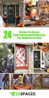 Tricks To Decor Your Apartment Balcony For Halloween Day Easy Halloween Decorations Halloween Decorations Diy Outdoor Halloween Decorations Apartment