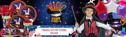 Creative coloring activities related to the theme. Magic Party Ideas Magic Kids Party Supplies For Boys Girls Birthdays Birthday In A Box