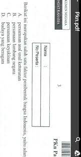 Check spelling or type a new query. Mohon Bantuannya Ya Kak Soal Ujian Nasional Pkn Paket C Brainly Co Id