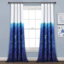 906 x 1024 jpeg 260 кб. 52 X84 Make A Wish Space Star Ombre Window Curtain Panels Navy White Set Lush Decor Target