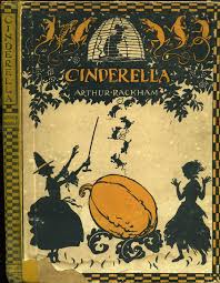 Cinderella Ar Arthur Rackham Fairytale Illustration Book Cover Art