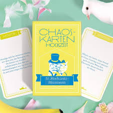 Chaoskarten Hochzeitsspiel Das Original 51 Aufgaben Fur Eine Unvergesslich Lustige Hochzeit Amazon De Spiel In 2020 Hochzeit Spiele Hochzeit Aktivitaten Hochzeit