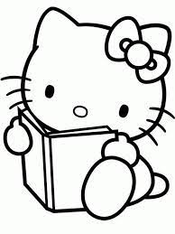 You may even spot an ariel lookalike in this bunch o. Dibujo Infantil De Hello Kitty Leyendo Para Colorear Hello Kitty Colouring Pages Kitty Coloring Hello Kitty Coloring