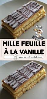 Mille Feuille A La Vanille En 2020 Recette Recette Patisserie Gateaux Et Desserts