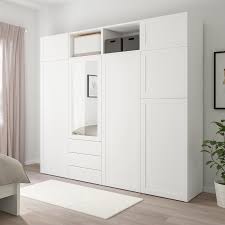 Platsa Armoire Avec 7 Portes 3 Tiroirs Blanc Sannidal Ridabu Ikea Armoire Ikea Armoire Armoire Blanche Ikea