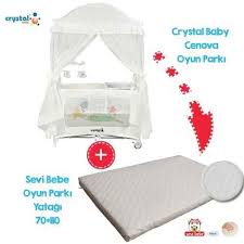 Crystal Baby 407 Cenova Park Yatak Kampanyasi 70x110 Beyaz Ilke Bebe
