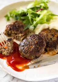 Rissoles Recipe Rissoles Recipe Recipetin Eats Minced Beef Recipes