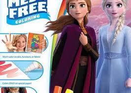 Powyżej znajduje się kolorowanka do druku z kategorii kraina lodu, rysunek przedstawia: Crayola Kolorowanki Z Magicznymi Pisakami Frozen 2 Elsa Anna Mogilany Sprzedajemy Pl
