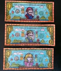 Mario Dollar Bill Art Art Graffiti Designs Cool Drawings