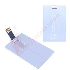 Digital data storing, transferring and sharing to clients. Metal Business Card Flash Drive