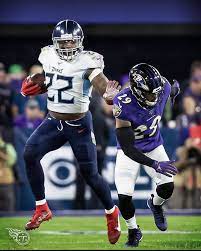 Derrick Henry Turned Earl Thomas Into A Lead Blocker Afc Semifinal Tennessee Titans Football Tennessee Titans Titans Football