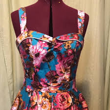 Pinup Girl Bettie Page Beach Party Dress