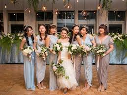 Your Go To Guide For Coordinating Mismatched Bridesmaid Dresses Bridesmaid Dresses Wedding Bridesmaids Dresses Blue Mismatched Bridesmaid Dresses