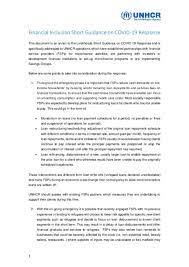 Origination fees are deducted from loan proceeds. Document Financial Inclusion Short Guidance On Covid 19 Response