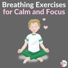 Take a long slow breath in, counting to 4. 5 Breathing Exercises For Kids For Calm And Focus Free Poster
