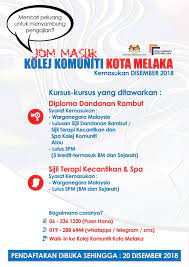 Pelajar Diploma Umur Kolej Komuniti Kota Melaka Melaka Malaysia Facebook