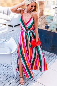 Key West Stripe Maxi Dress 54 Go On A Vacay In The Most Stunning Striped Number This Striped Maxi Is A Summ Summer Maxi Dress Dresses Long Sleeve Maxi Dress