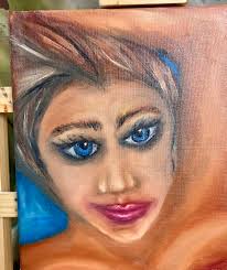 Maryhelen's painting style and character strength