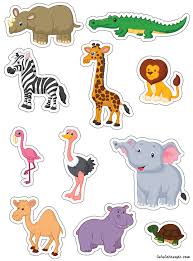 Decoupage Gratuit A Imprimer Des Animaux D Afrique Hayvanlar Bebek Faaliyetleri Ve Anaokulu