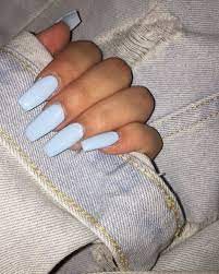 Acrylic acrylics blue baby blue light blue nails short rounded squares. Baby Baby Baby Blue Acrylic Nails Baby Blue Acrylic Nails Blue Acrylic Nails Baby Blue Nails