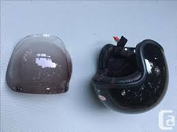 bell custom 500 helmet xl with bubble shield for sale in