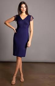 Bella Evening Shift Dress Indigo Blue By Alie Street Shift Dress Dresses Lace Shift Dress