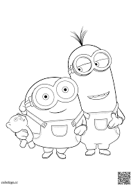 The loveable cartoon characters can be inserted into any theme to create a fun picture your kid will appreciate. Minions Coloring Pages Minions Coloring Pages Colorings Cc