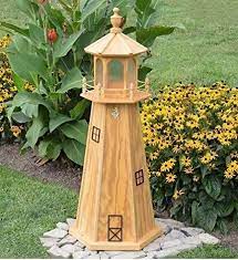 Solar lighthouse with rotating lamp, waterproof led solar powered lighthouse, solar revolving led lighthouse garden yard lawn lamp for patio backyard decor 3.4 out of 5 stars 6 $30.59 $ 30. Amazon Com Backyard Crafts Amish Made Wooden Lighthouse Yard Decoration In Natural Stain 39 Tall Garden Outdoor