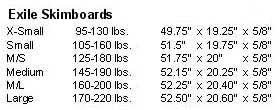 Size Charts