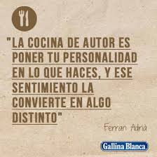 Además le ofrecemos una selección de frases célebres clasificadas por temáticas, por lo que podrá optar a las mejores selecciones de frases de felicidad, frases de amor, frases de. Frases Celebres De Cocina Recetas Gallina Blanca