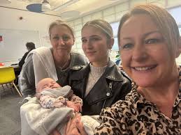Team Purple Pitch Communications has a new recruit...meet the beautiful Eliza  Mason who came for a visit today with her Mum Sian Mason.