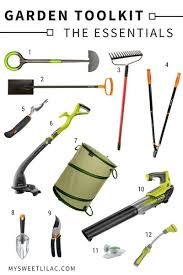 Our Garden Toolkit My Sweet Lilac Landscaping Tools Best Garden Tools Garden Tools