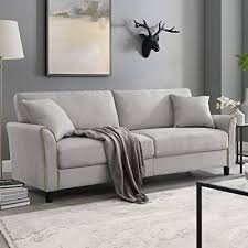 All companies 8 result(s) found. Buy Tribesigns Mid Century Upholstered 83 Inch Sofa Couch Modern Linen Fabric Couch For Small Space Grey Online In Qatar B083tq7g9c