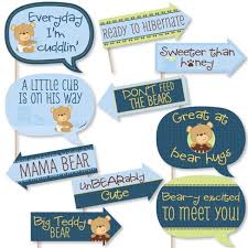 Make your baby shower a memorable one with best baby shower centerpieces. Big Dot Of Happiness Funny Baby Boy Teddy Bear Baby Shower Photo Booth Props Kit 10 Piece Target