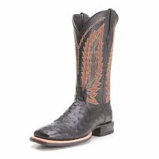 Ariat Black And Brown Boots Black Ariat Mens Relentless Platinum Full Quill Ostrich Boots Ostrich Boots Boots Mens Cowboy Boots