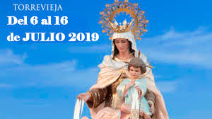La fiesta de nuestra señora del carmen es el 16 de julio, ya que según la tradición, fue el 16 de julio de 1251 la fecha del regalo del escapulario por parte de la virgen a san simón stock. Procesion Virgen Del Carmen 2019 Torrevieja Com Portal De Turismo