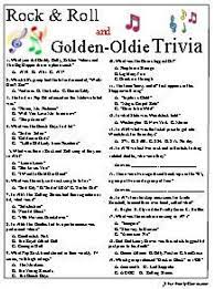 One of the best ways to challenge our mind is through trick questions. Rock Roll And Golden Oldie Trivia Etsy In 2021 Rock And Roll Songs Trivia Golden Oldies